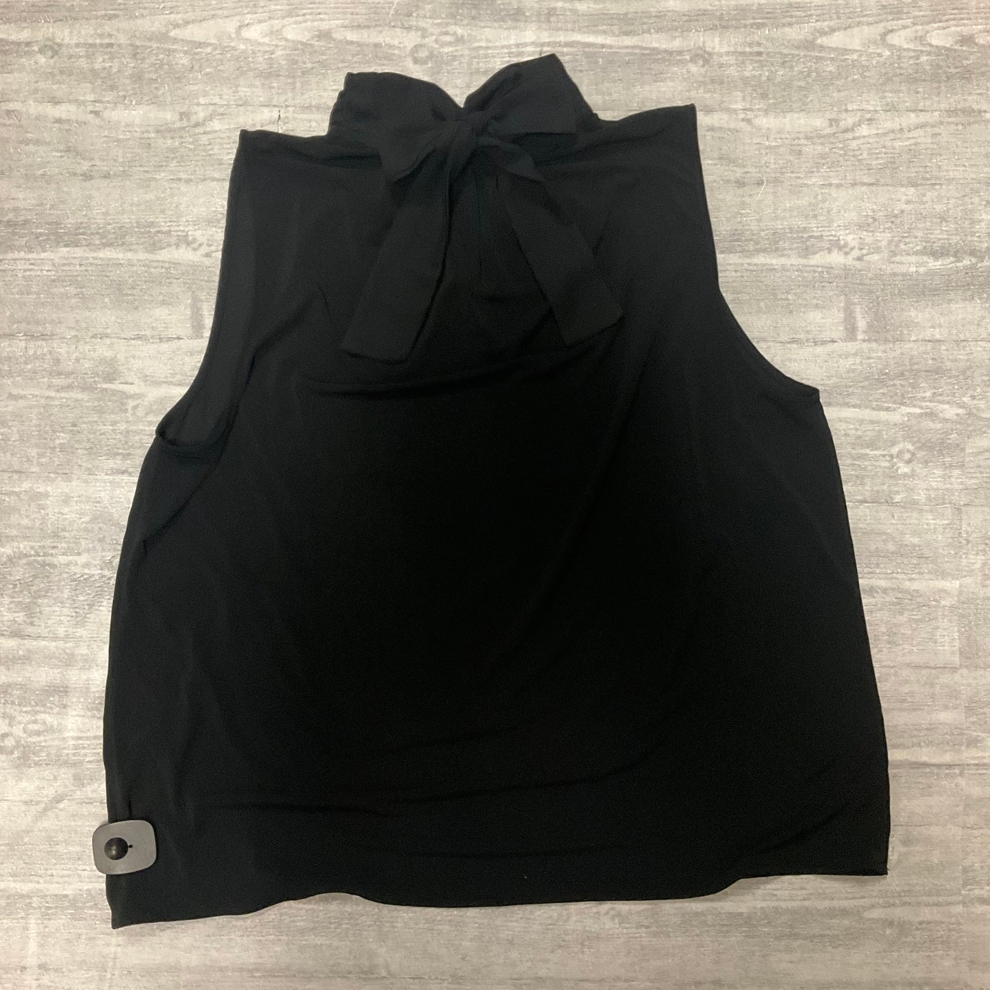 Top Sleeveless By Ann Taylor In Black, Size: L