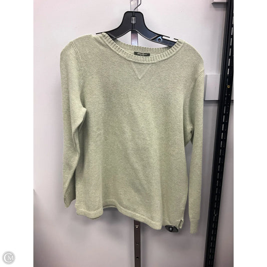 Sweater By Eddie Bauer In Green, Size: S