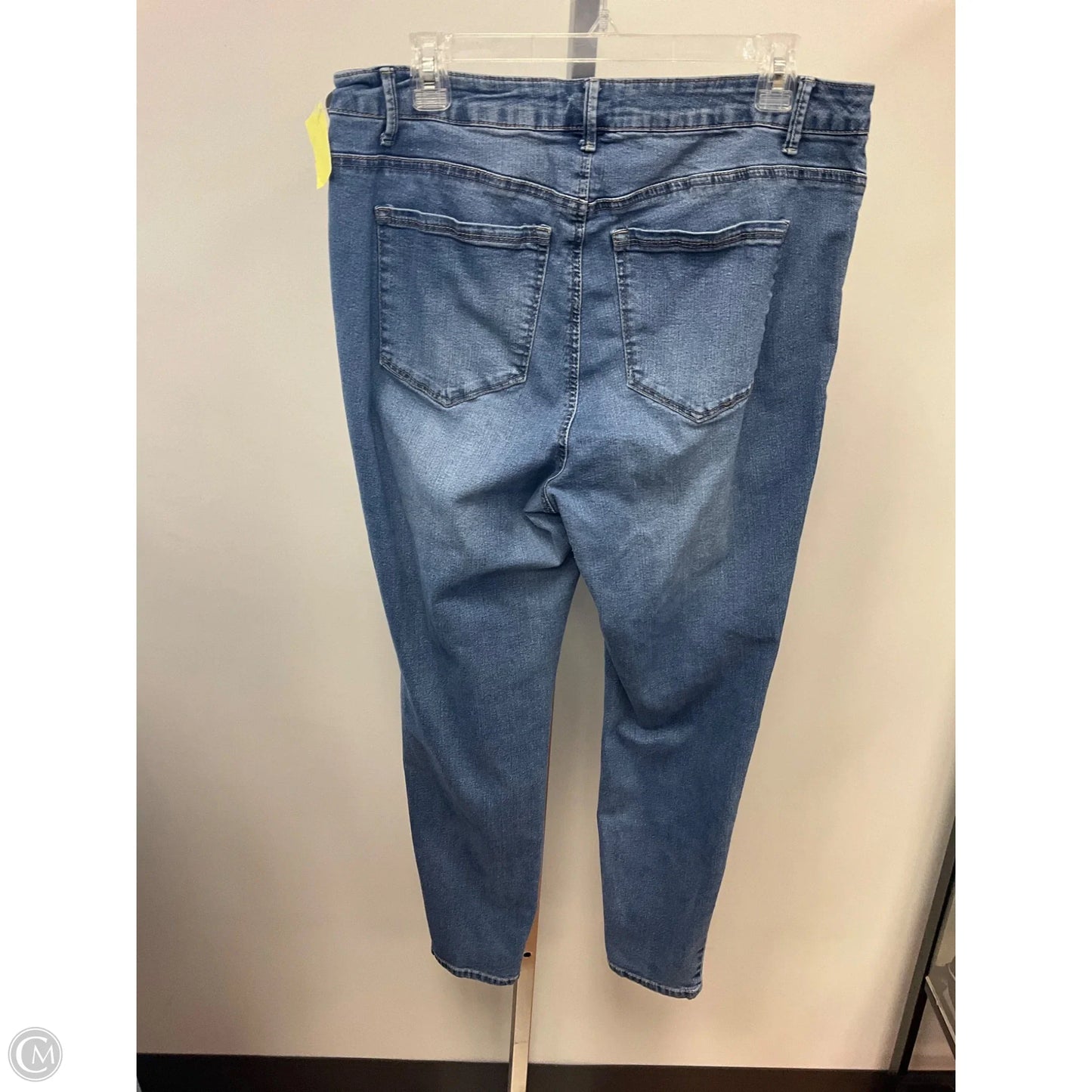 Jeans Straight By Cmc In Blue Denim, Size: 16