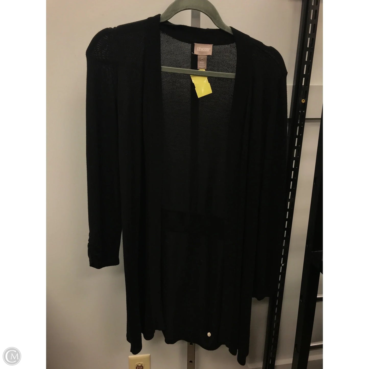 Sweater Cardigan By Chicos In Black, Size: S