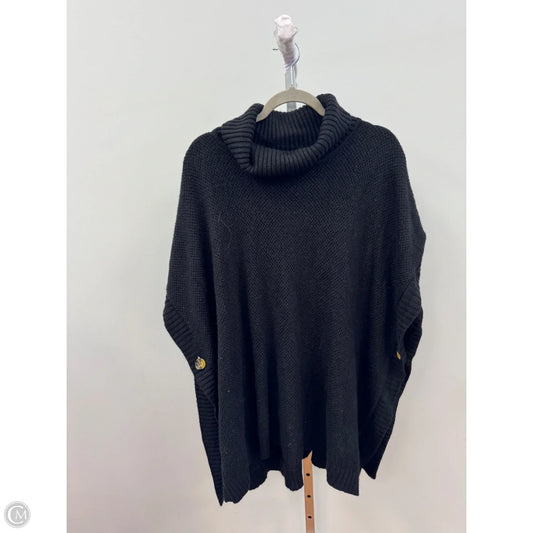 Poncho By Loft In Black, Size: M