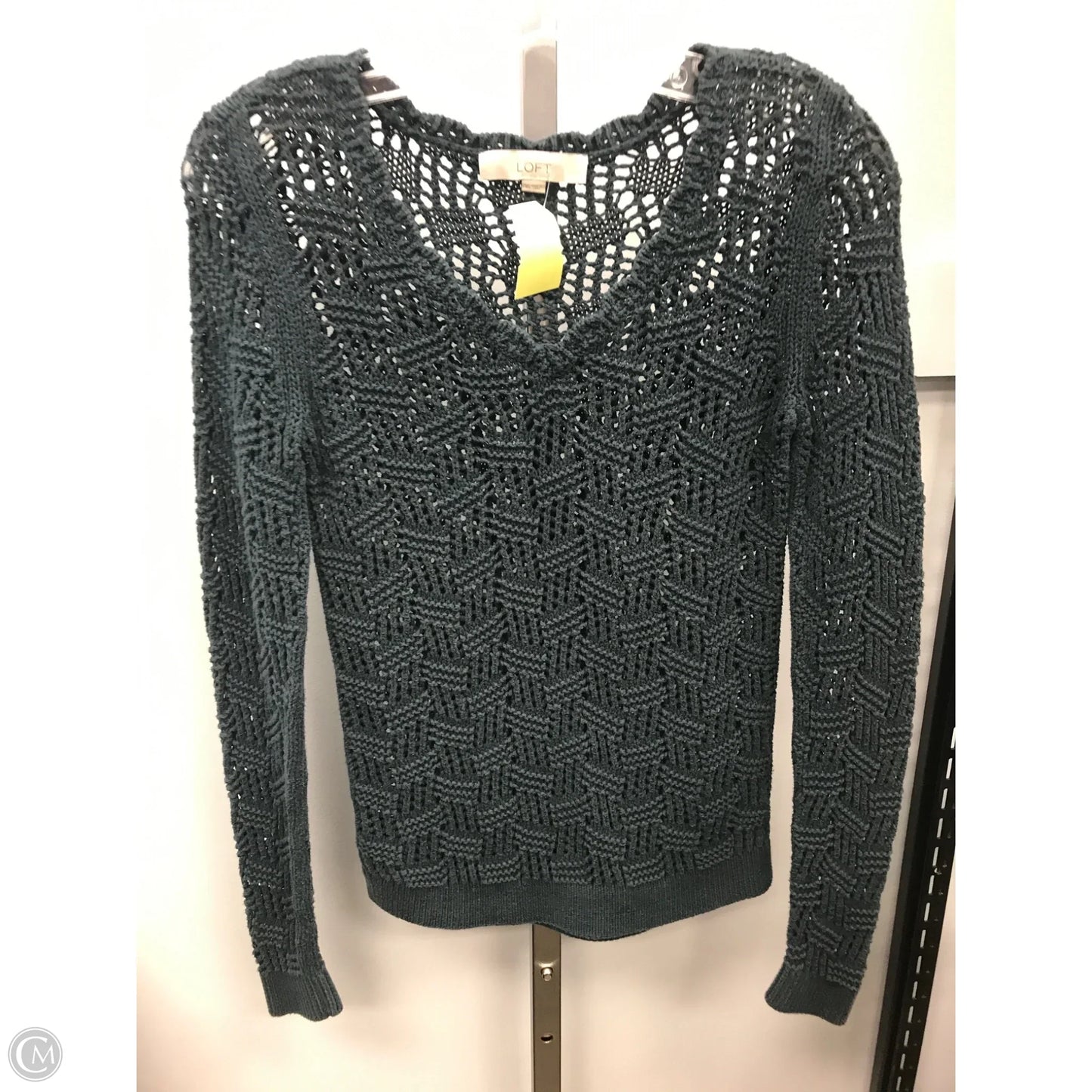 Sweater By Loft In Green, Size: Xs