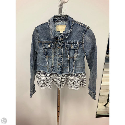Jacket Denim By Pilcro In Blue Denim, Size: S