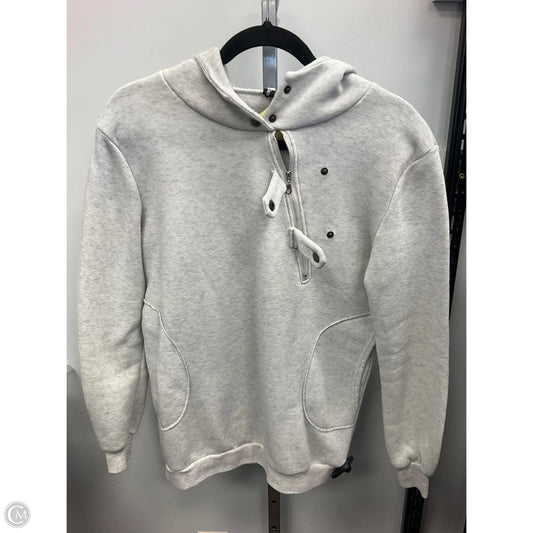Sweatshirt Hoodie By Clothes Mentor In Grey, Size: M