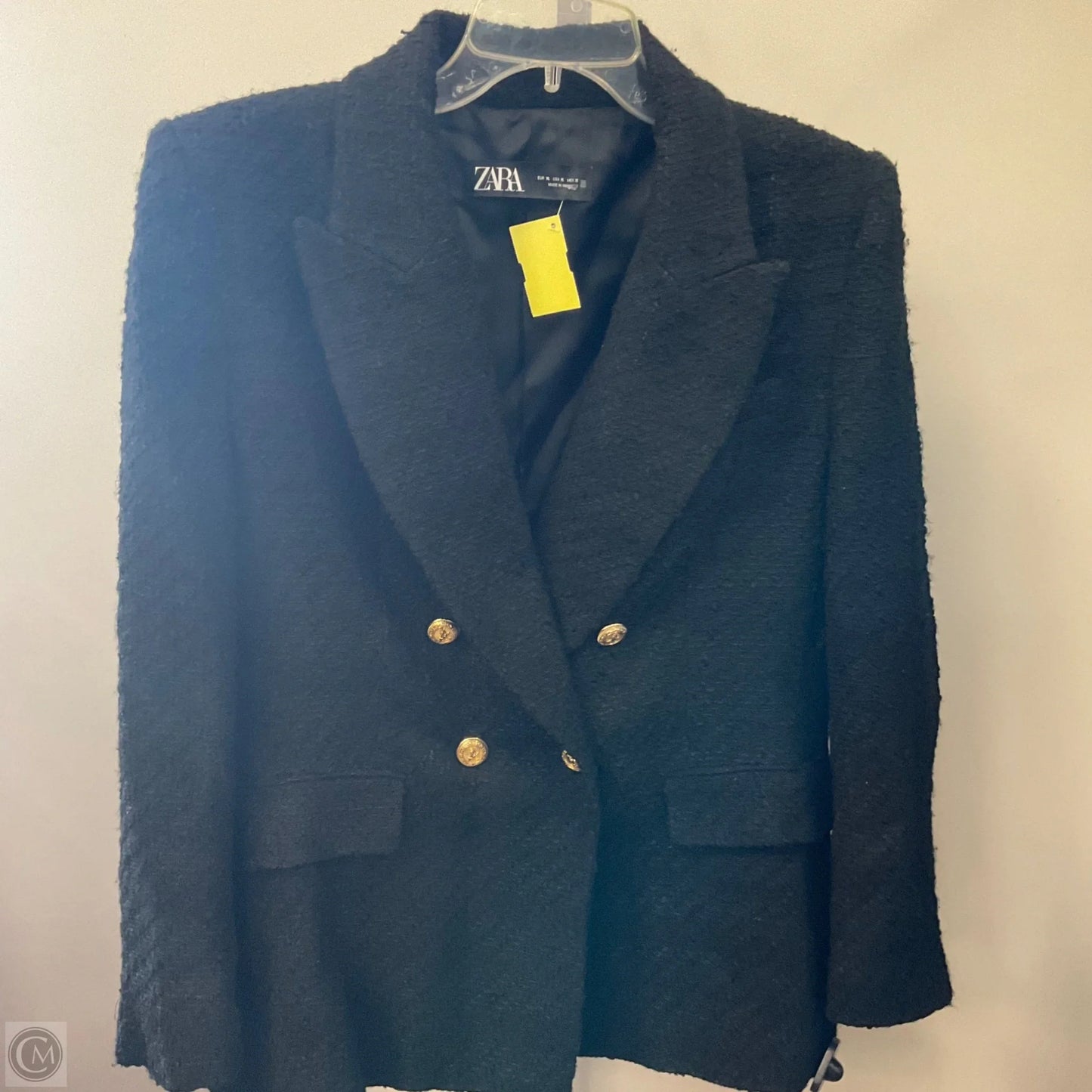 Blazer By Zara In Black, Size: Xl