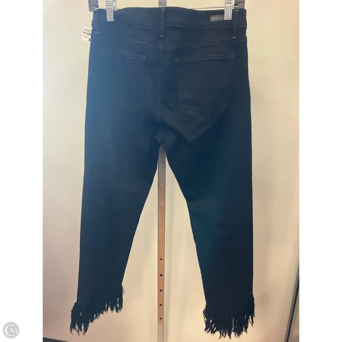 Jeans Cropped By Cmc In Black Denim, Size: 10