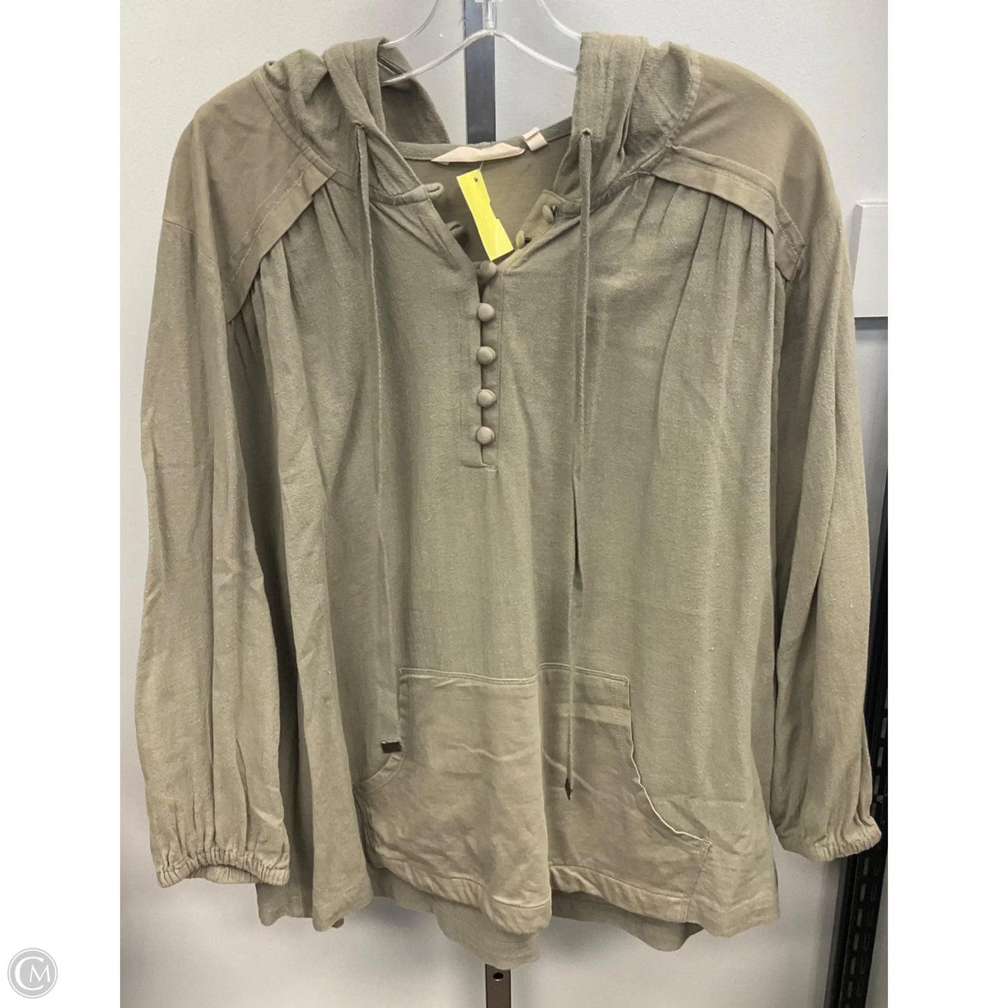 Top Long Sleeve By Soft Surroundings In Green, Size: L