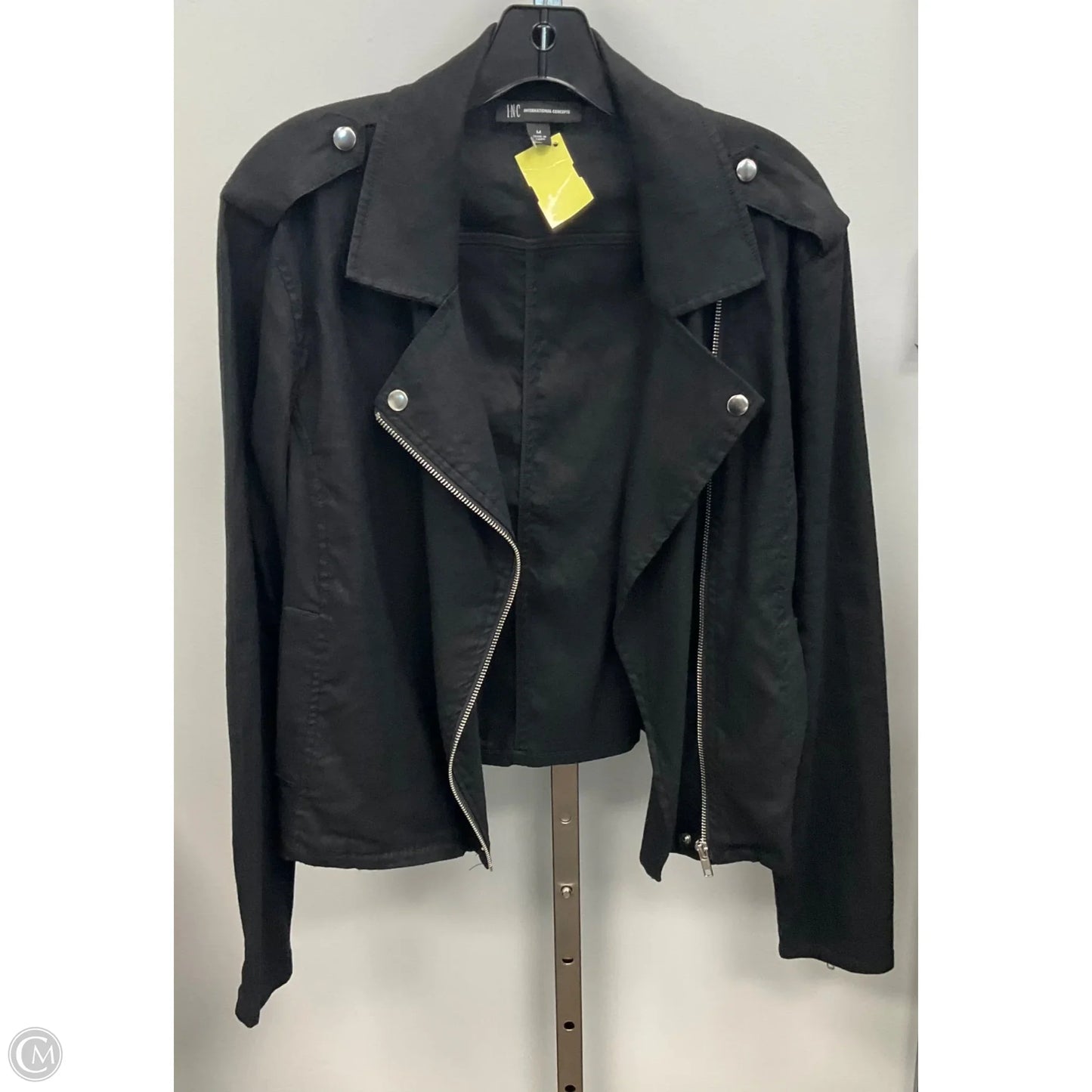 Jacket Moto By Inc In Black, Size: M