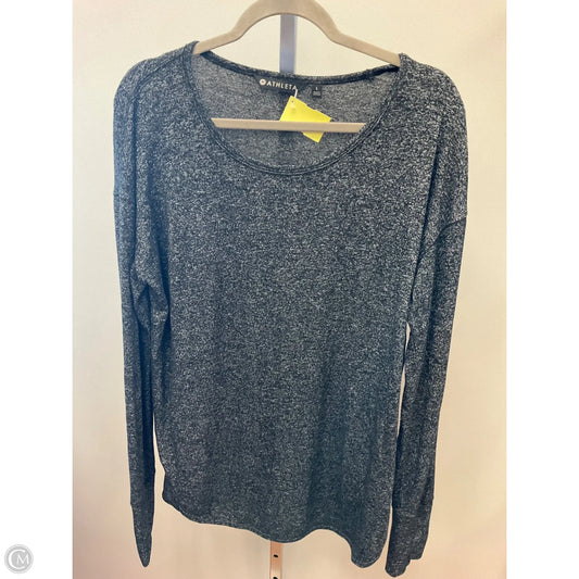 Top Long Sleeve By Athleta In Black, Size: L