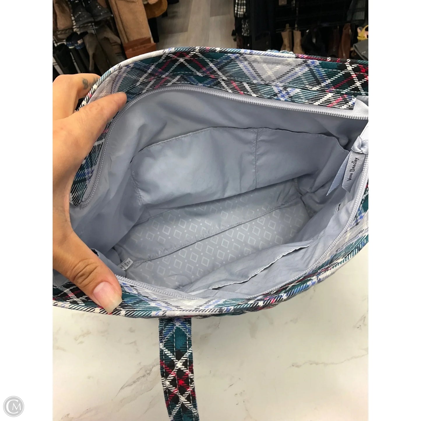 Handbag By Vera Bradley, Size: Large