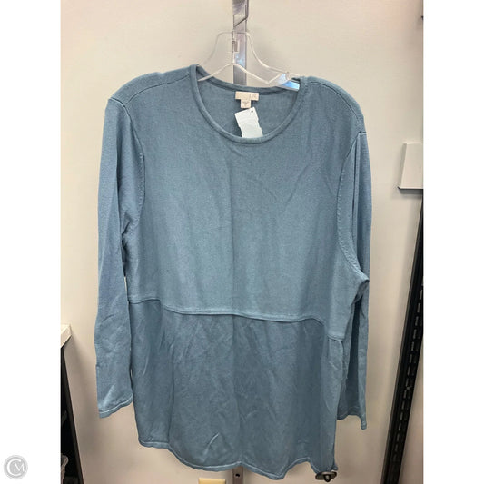 Top Long Sleeve By J. Jill In Blue, Size: Xl