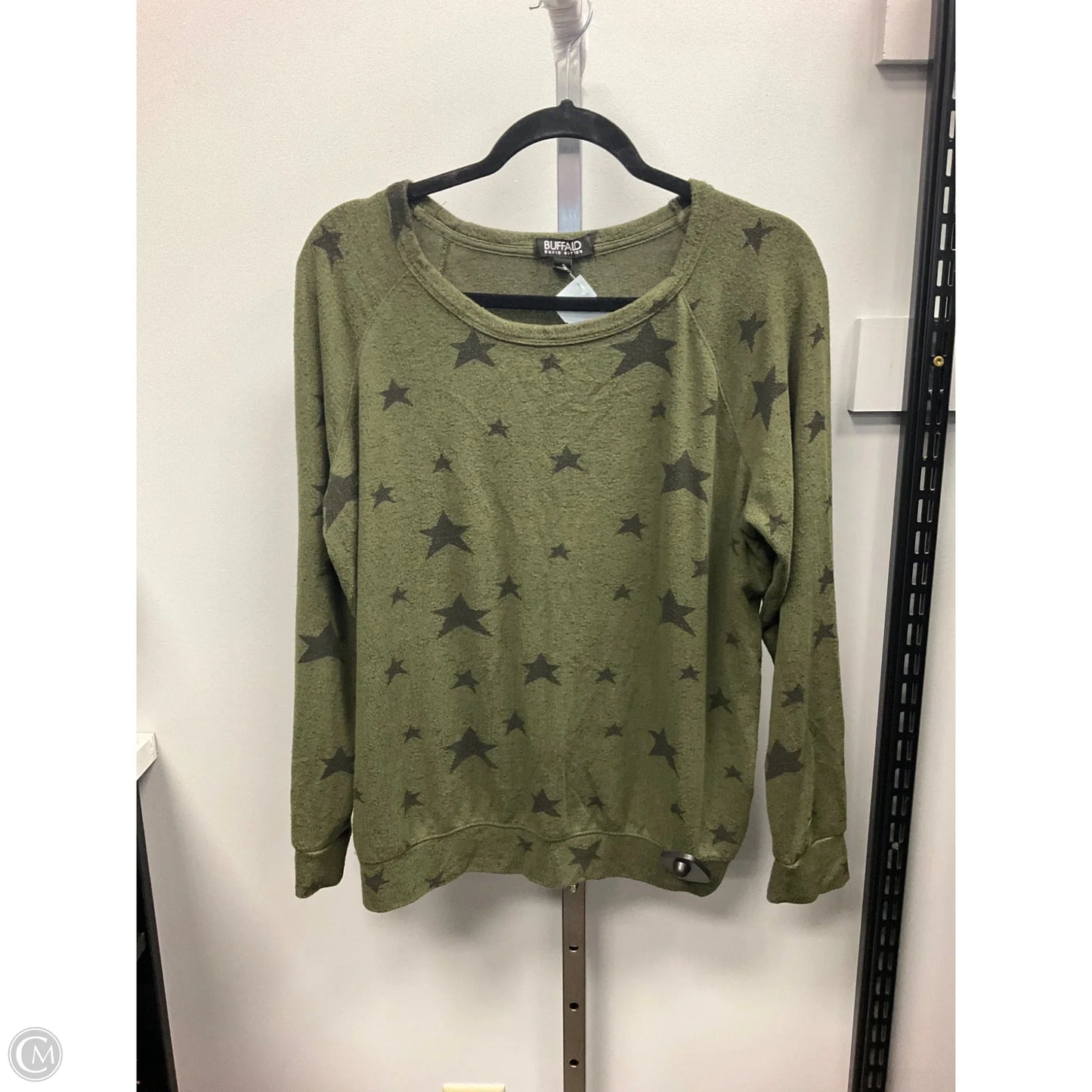 Top Long Sleeve By Buffalo David Bitton In Green, Size: L
