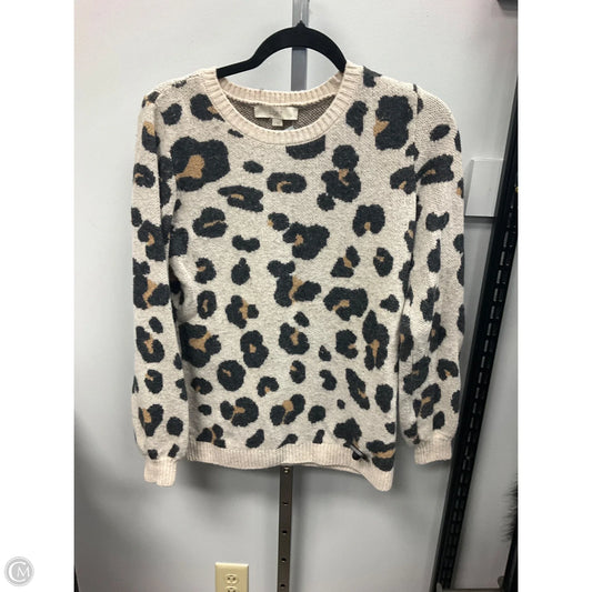 Sweater By Loft In Animal Print, Size: S