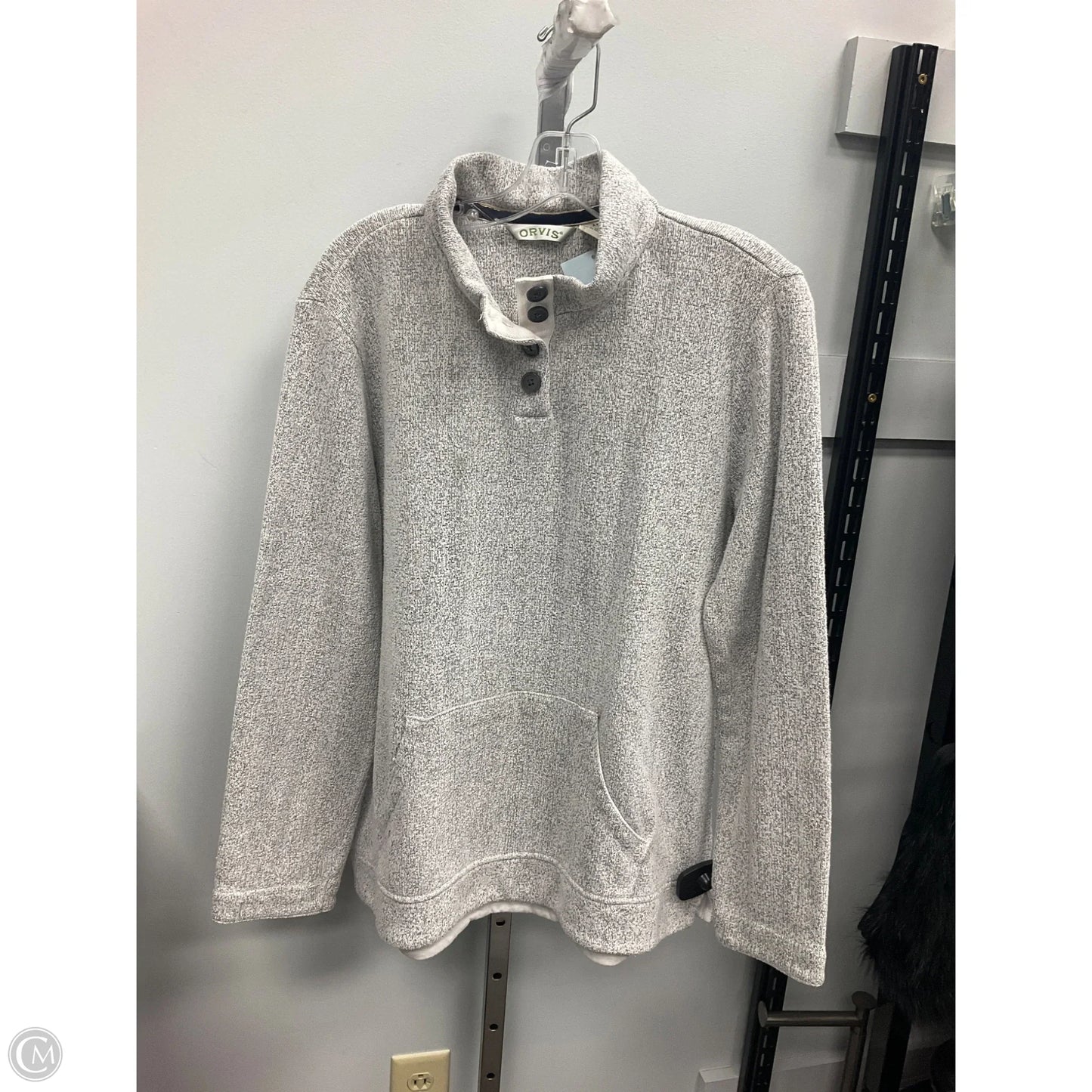 Sweater By Orvis In Grey, Size: M