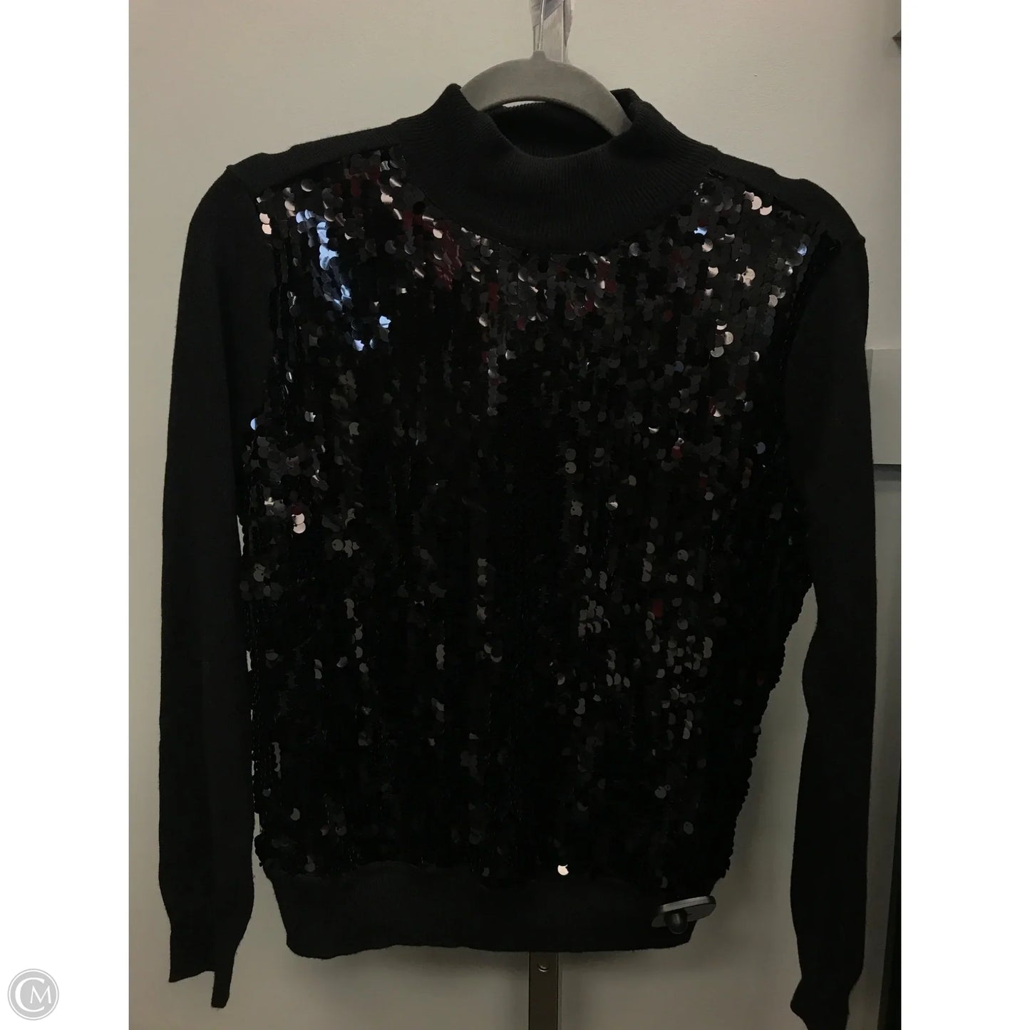 Top Long Sleeve By Ann Taylor In Black, Size: Xs