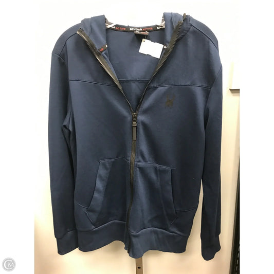 Athletic Jacket By Spyder In Navy, Size: S