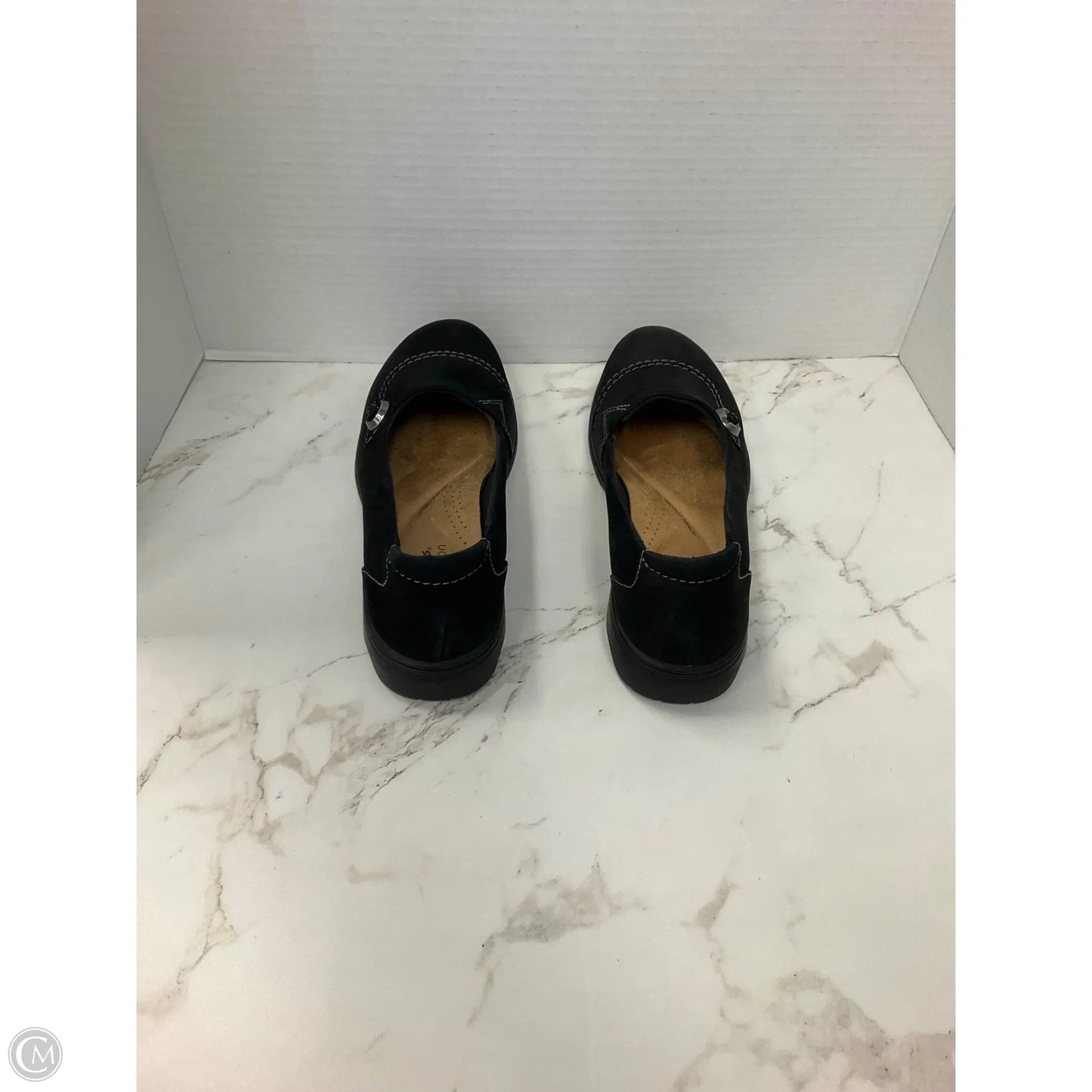 Shoes Flats By Clarks In Black, Size: 8