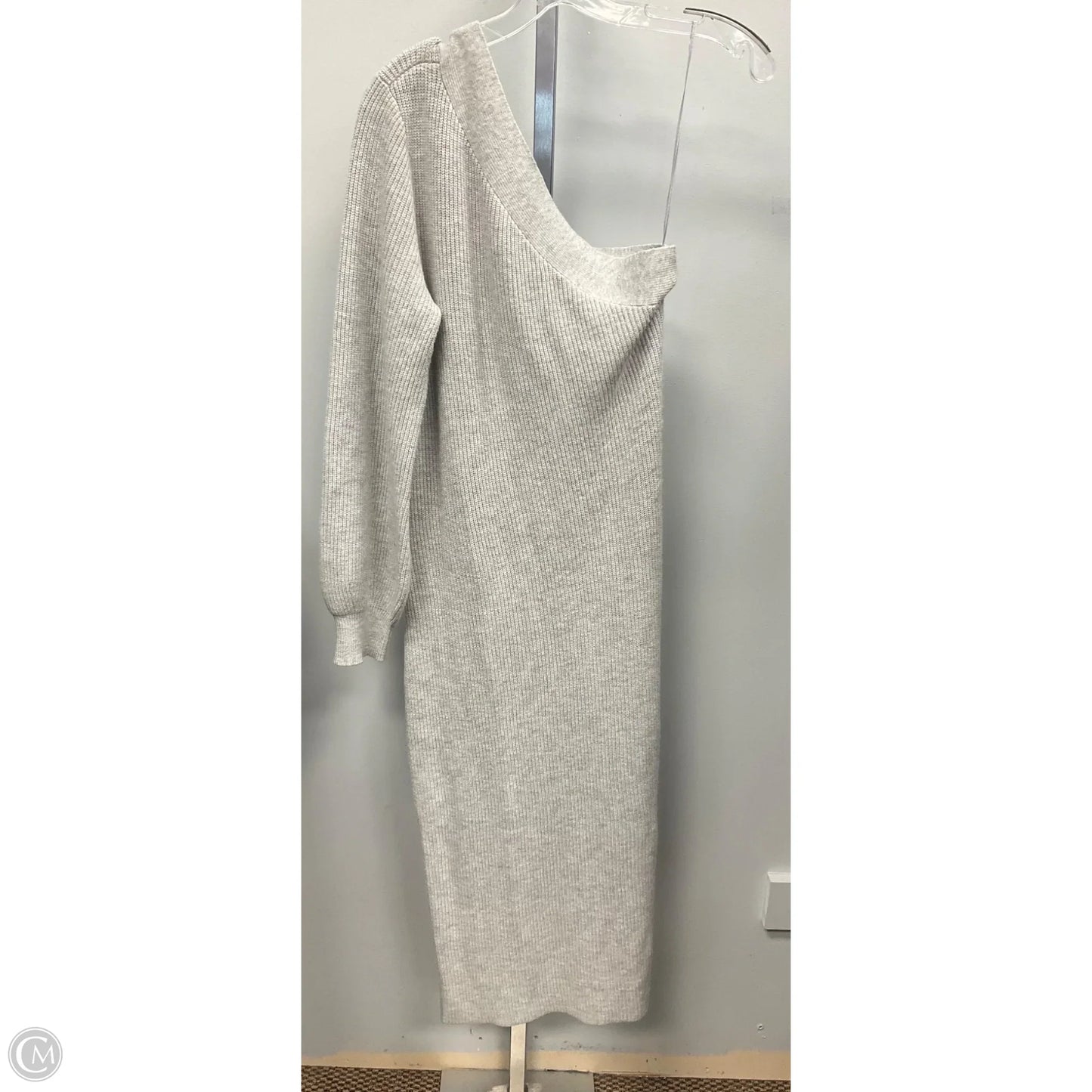Dress Sweater By Express In Grey, Size: L