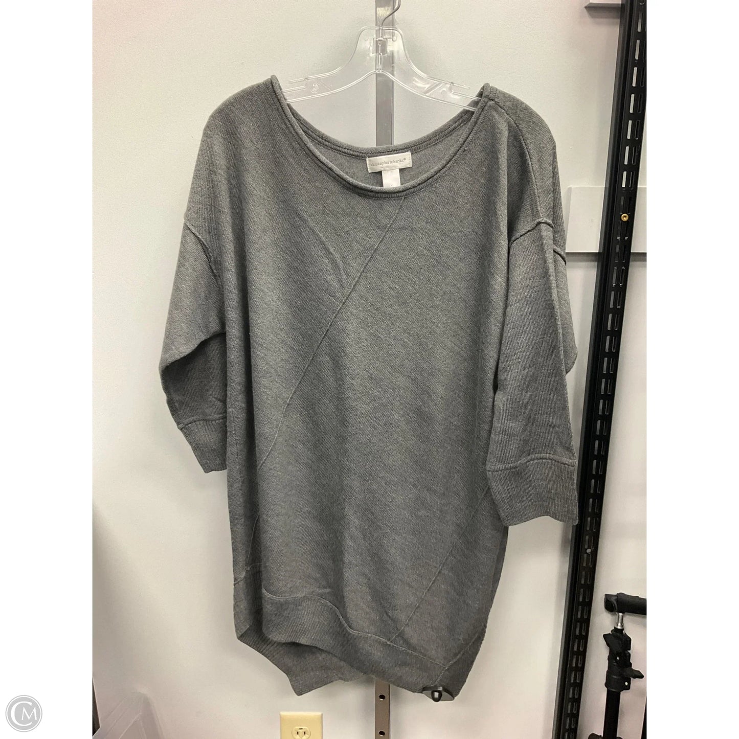 Sweater By Christopher And Banks In Grey, Size: Xl