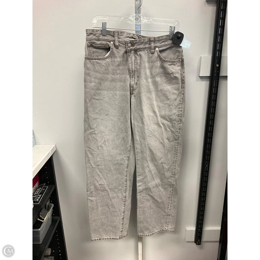 Jeans Wide Leg By Madewell In Grey Denim, Size: 8