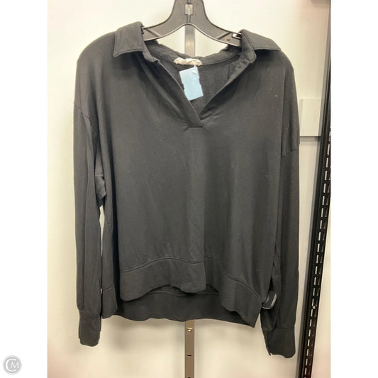 Top Long Sleeve By Workshop In Black, Size: L
