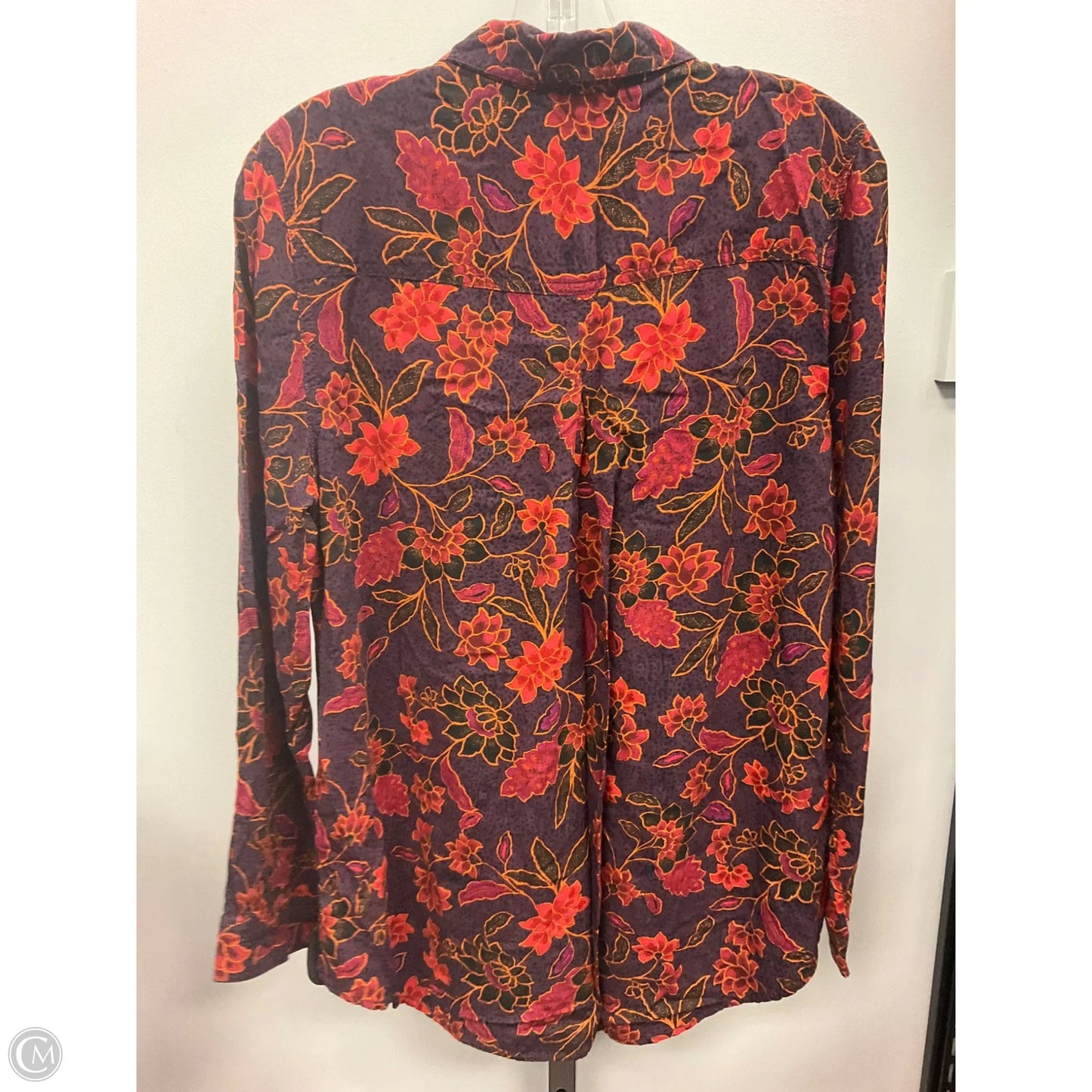 Top Long Sleeve By Beachlunchlounge In Purple, Size: L