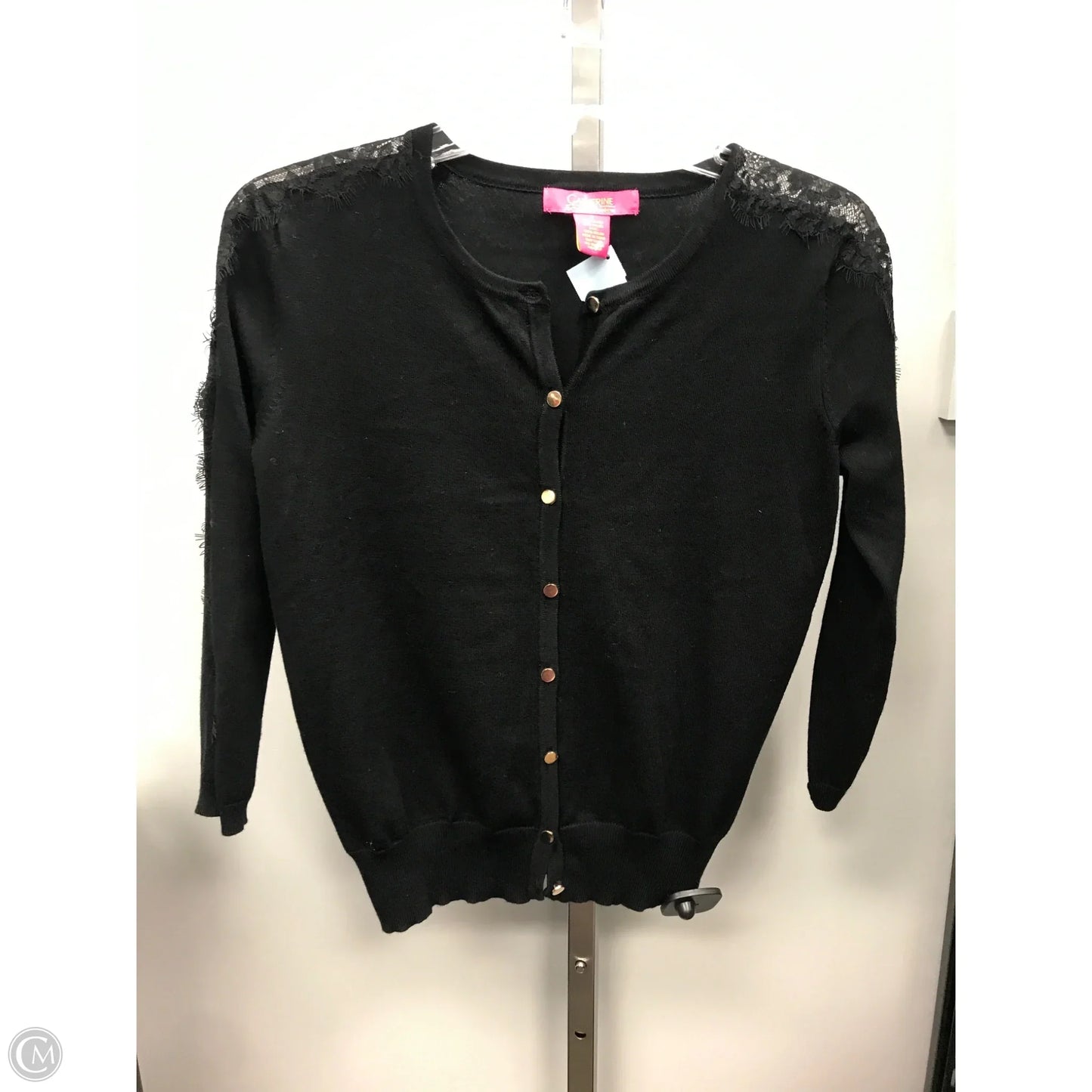 Sweater Cardigan By Catherine Malandrino In Black, Size: S