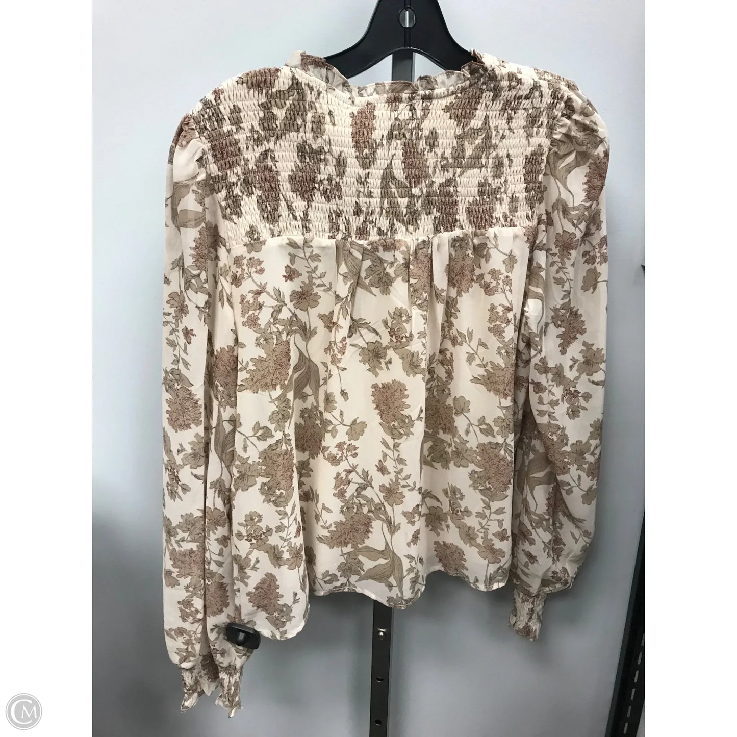 Top Long Sleeve By &merci In Cream, Size: M