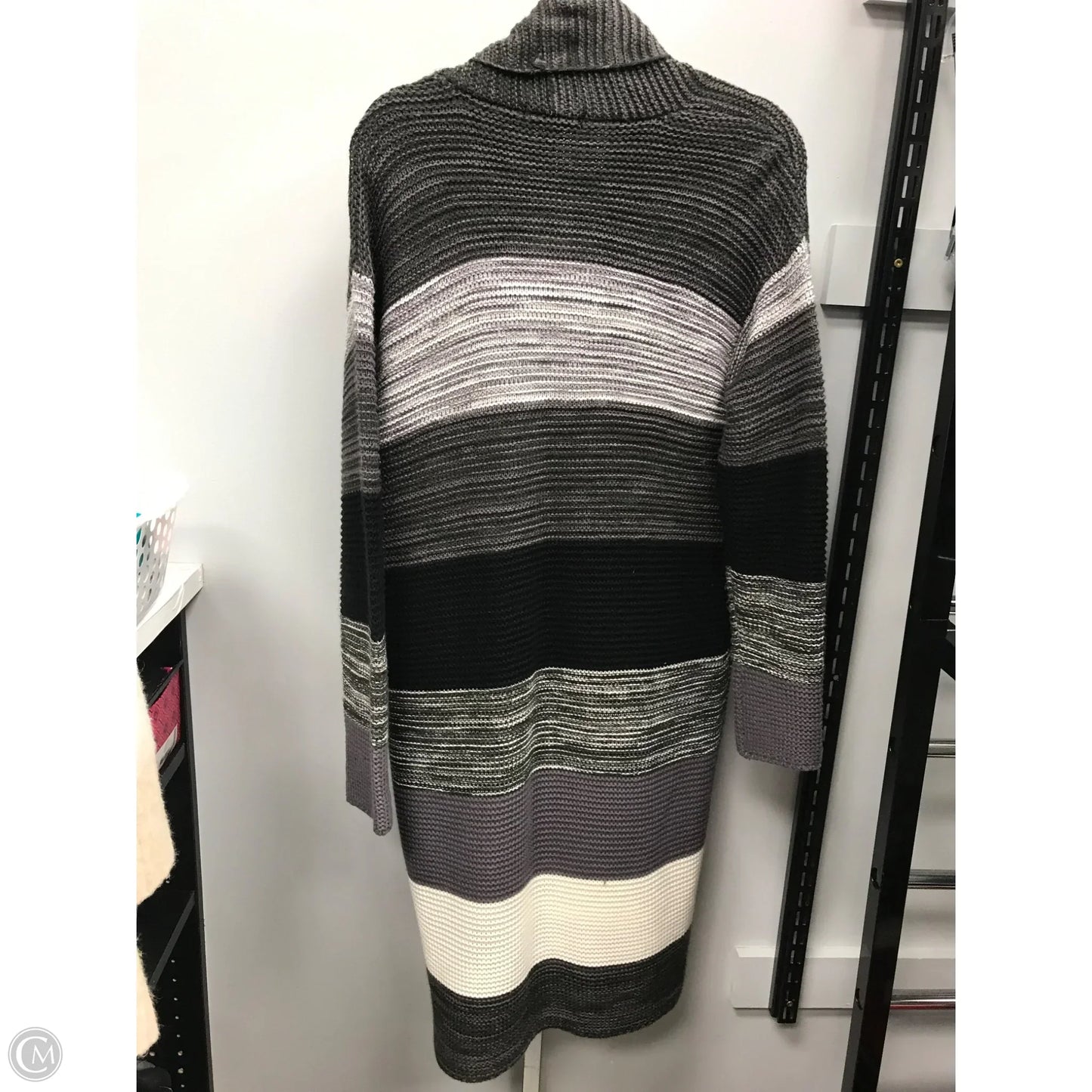 Sweater Cardigan By One A In Grey, Size: L