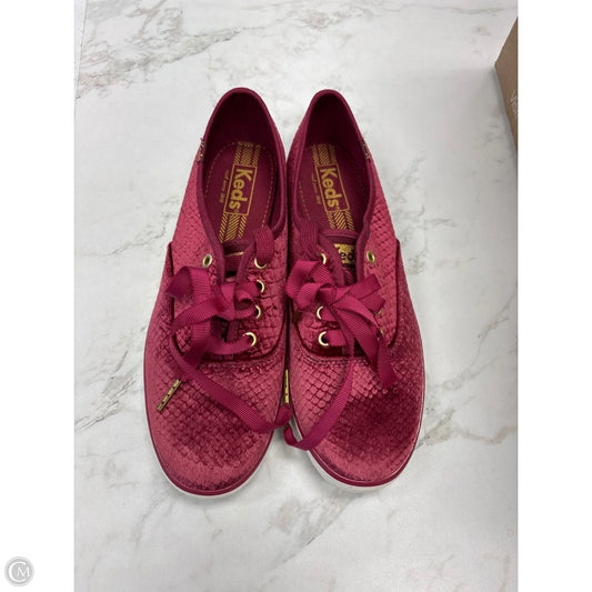 Shoes Sneakers By Keds In Maroon, Size: 7.5