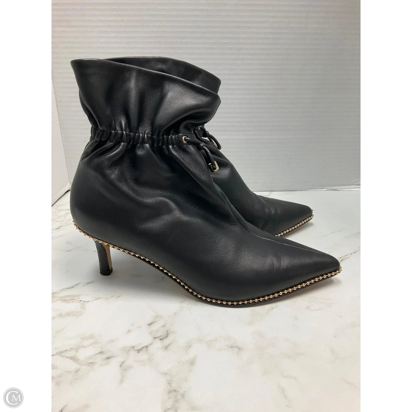 Boots Designer By Coach In Black, Size: 6.5