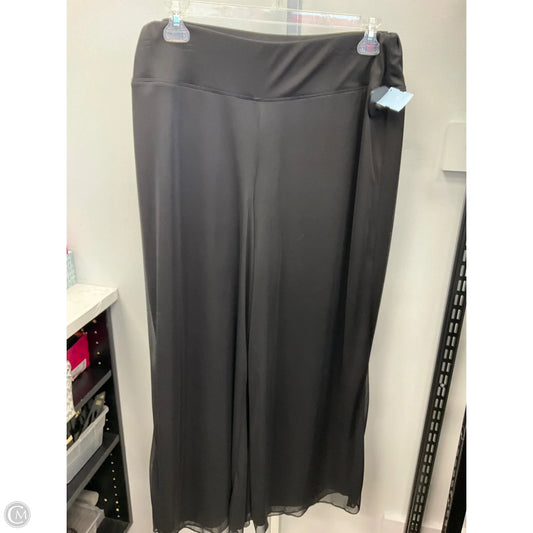Pants Wide Leg By Dressbarn In Black, Size: 1x