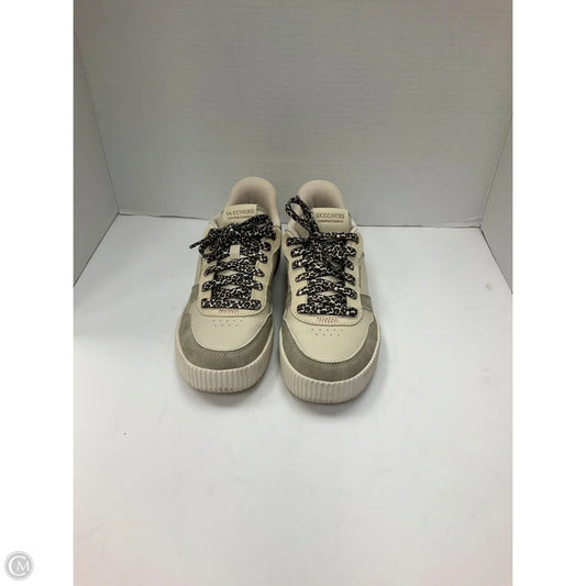 Shoes Sneakers By Skechers In Cream, Size: 6.5