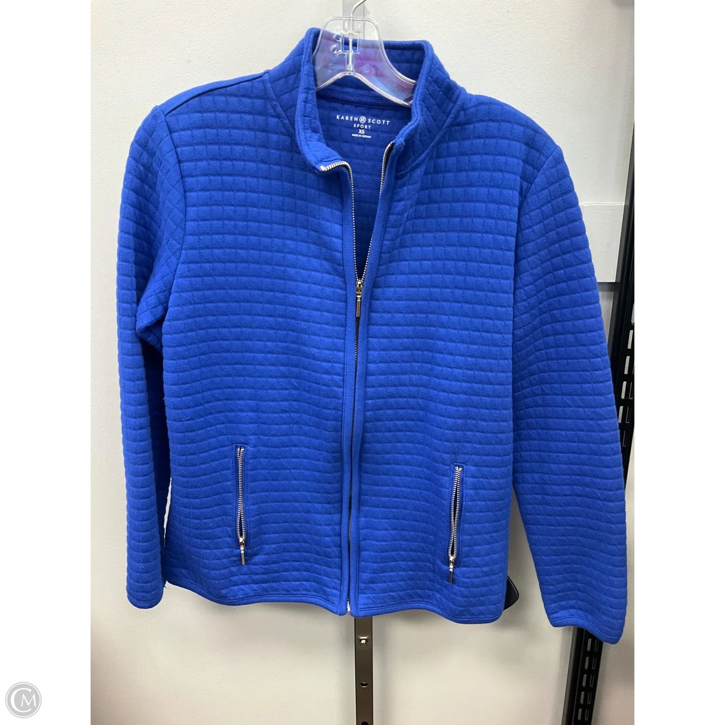 Jacket Other By Karen Scott In Blue, Size: Xs