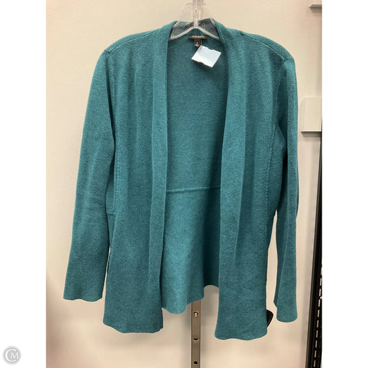 Sweater Cardigan By Talbots In Green, Size: S