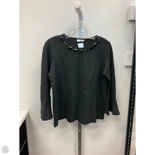 Top Long Sleeve By J. Jill In Black, Size: Xs
