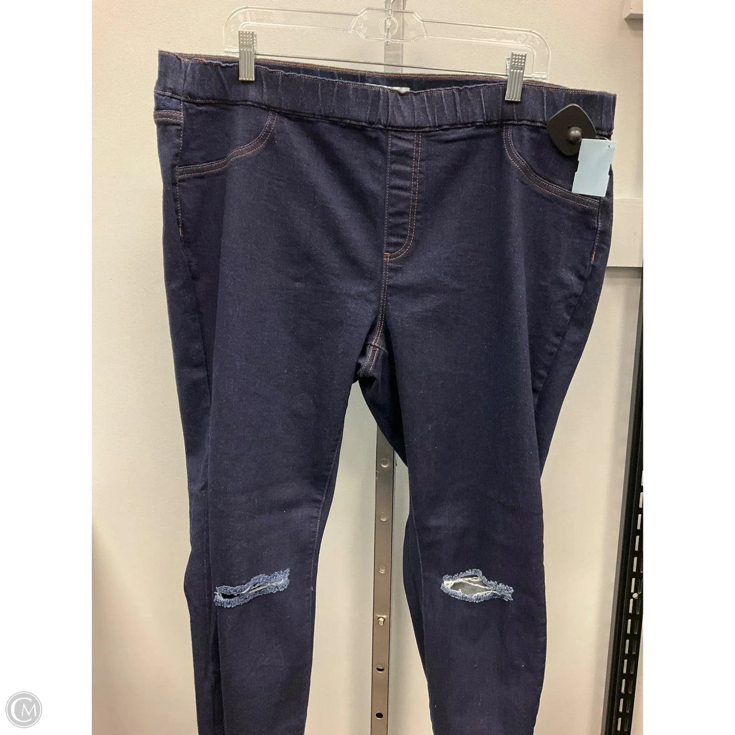 Jeans Skinny By Boutique + In Blue Denim, Size: 18