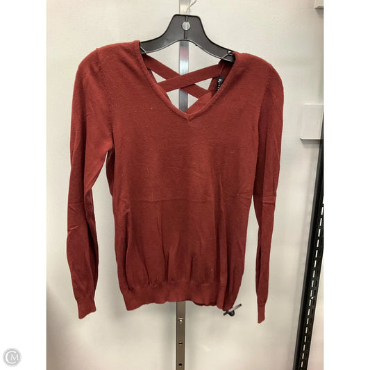 Top Long Sleeve By Love Ellie In Brown, Size: S