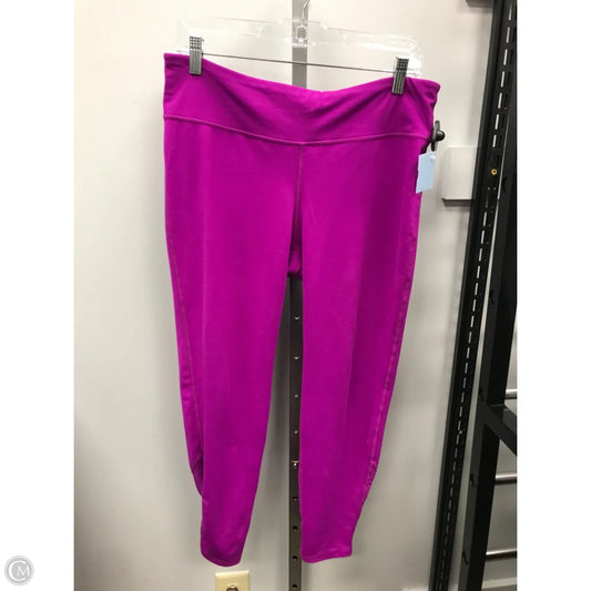Athletic Leggings By Gapfit In Pink, Size: L
