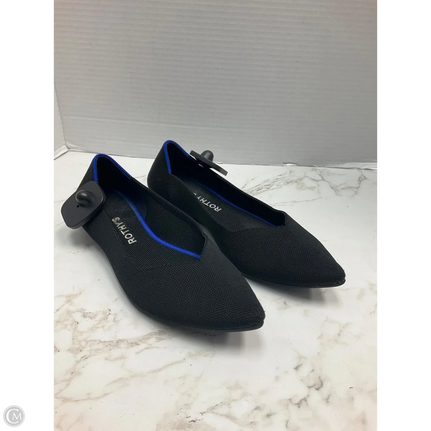 Shoes Flats By Rothys In Black, Size: 9.5