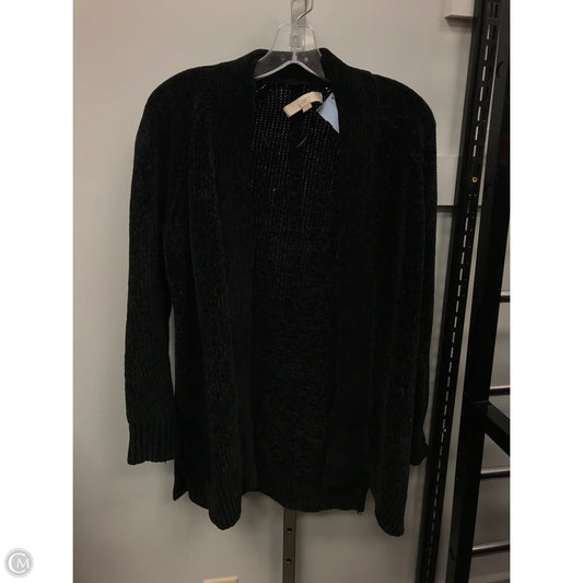 Sweater Cardigan By Loft In Black, Size: Xs