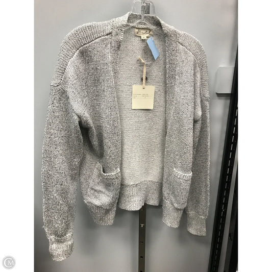 Sweater Cardigan By Marled In Silver, Size: M