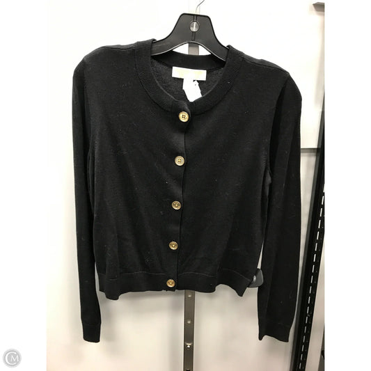 Sweater Cardigan By Michael By Michael Kors In Black, Size: M