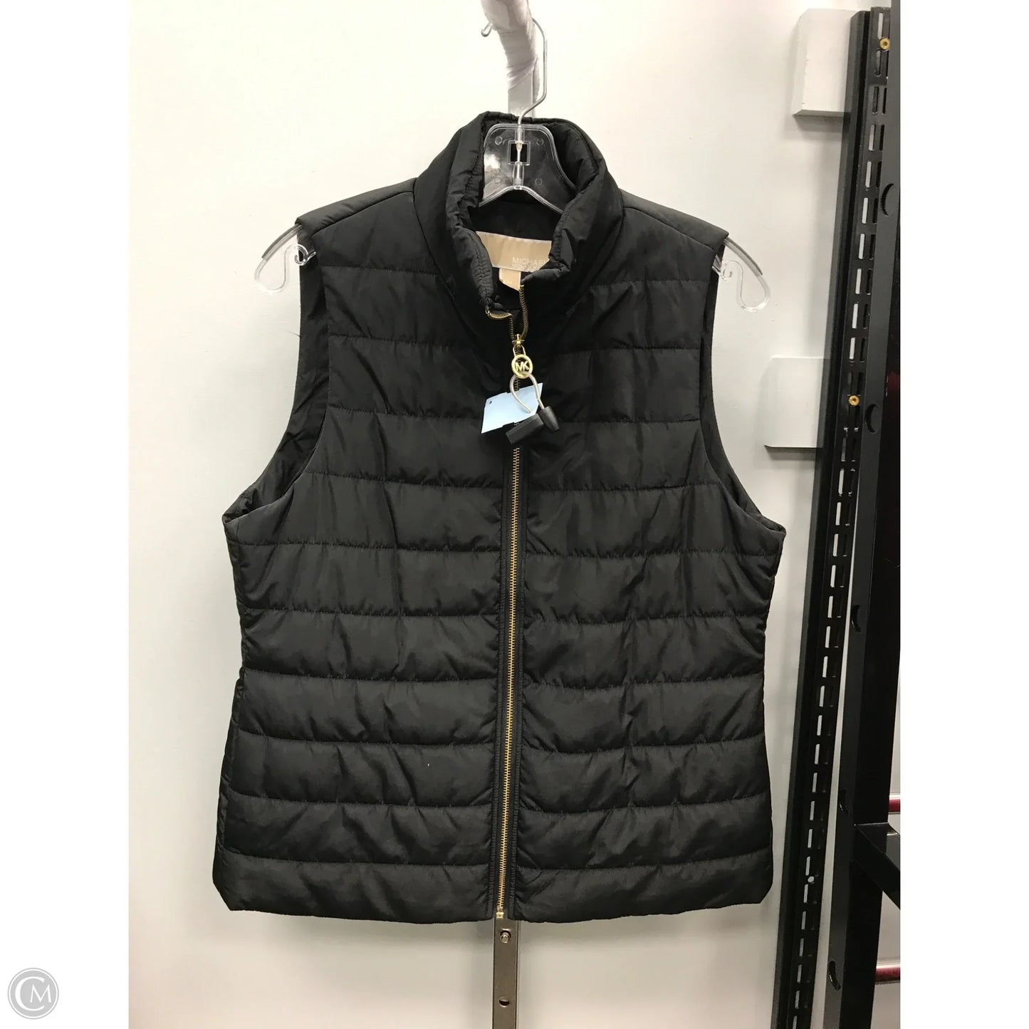Vest Puffer & Quilted By Michael By Michael Kors In Black, Size: M