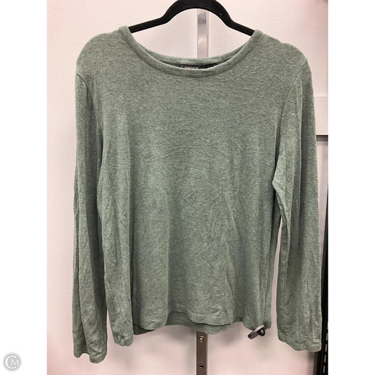 Top Long Sleeve Basic By Jones And Co In Green, Size: Xl