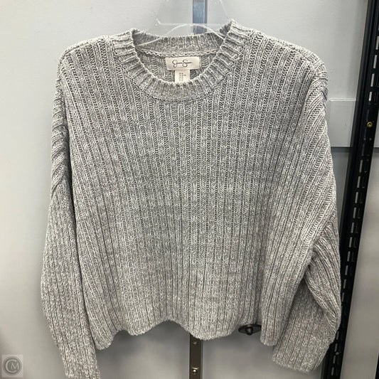 Sweater By Jessica Simpson In Grey, Size: Xl