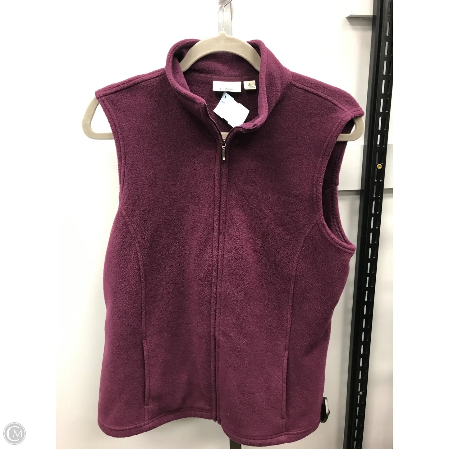 Vest Fleece By L.l. Bean In Maroon, Size: L
