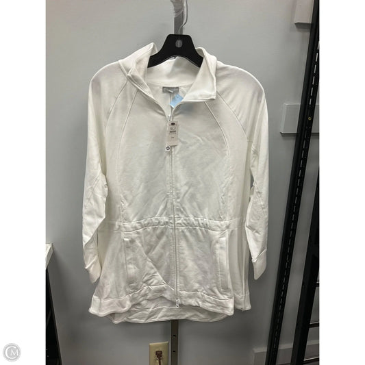 Top Long Sleeve By Talbots In White, Size: 1x