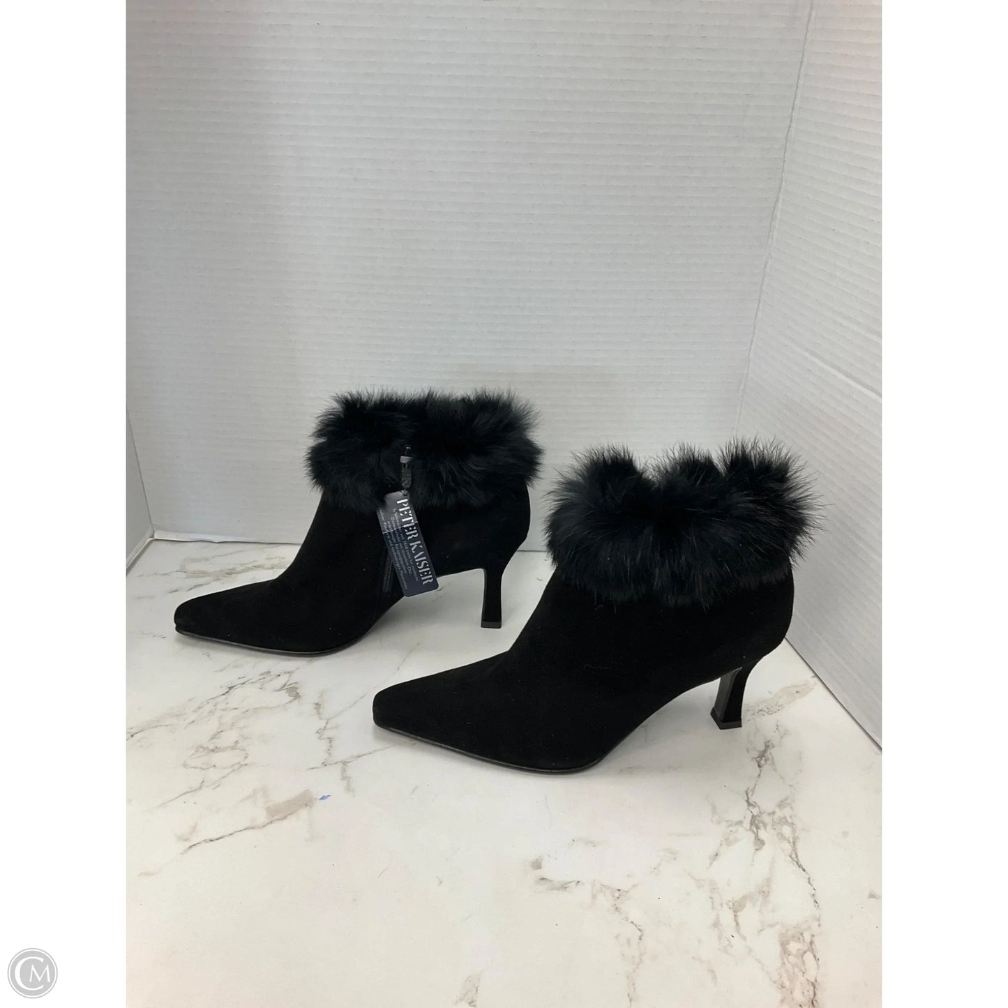 Boots Ankle Heels By Cmc In Black, Size: 7.5