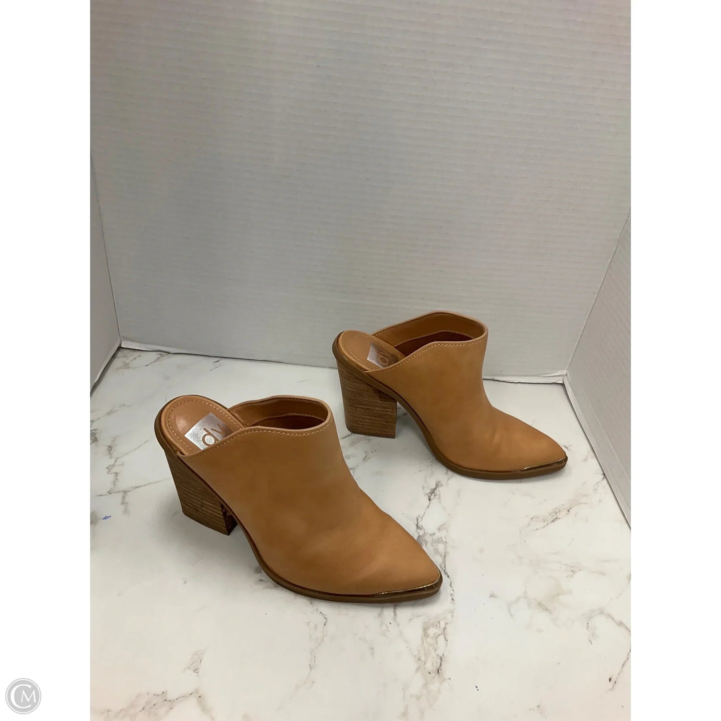 Shoes Heels Block By Dolce Vita In Tan, Size: 6